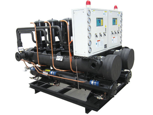 Máquina refrigerando de refrigeração do refrigerador do parafuso da modelação por injecção água plástica